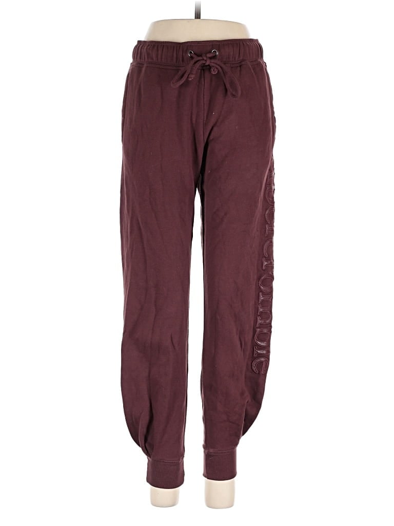 ABERCROMBIE & FITCH Pre-owned Casual Pants In Burgundy