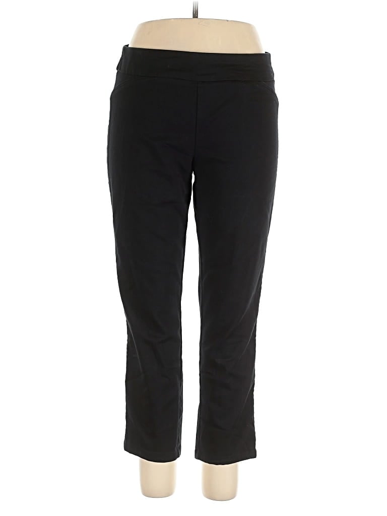 Pre-owned Croft & Barrow Active Pants In Black