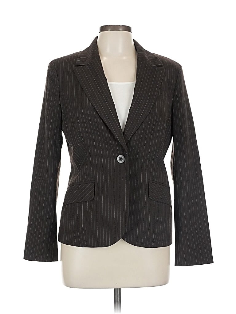 Pre-owned Style & Co Blazer Jacket In Brown
