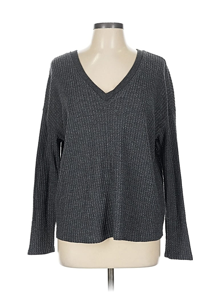 PROJECT SOCIAL T Pre-owned Pullover Sweater In Gray