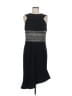 L'Agence Chevron-herringbone Black Cocktail Dress Size 8 - photo 1
