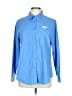 Port Authority Blue Long Sleeve Button-Down Shirt Size L - photo 1