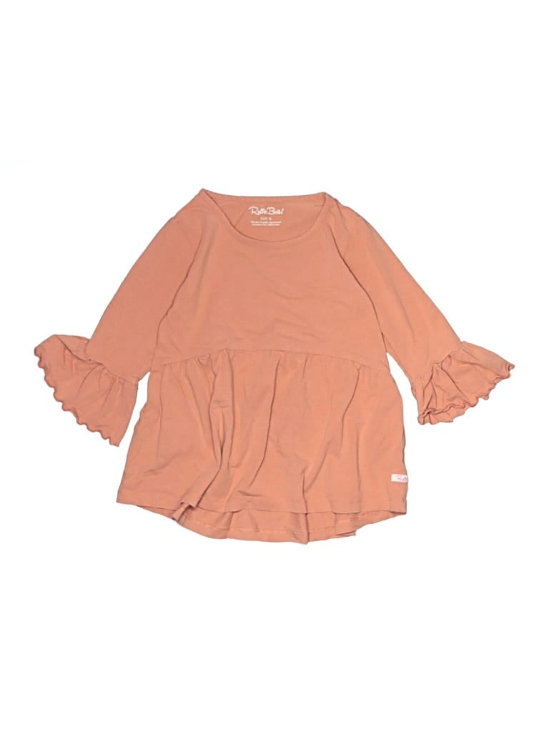 Pre-owned Ruffle Butts Kids' Dress In Brown