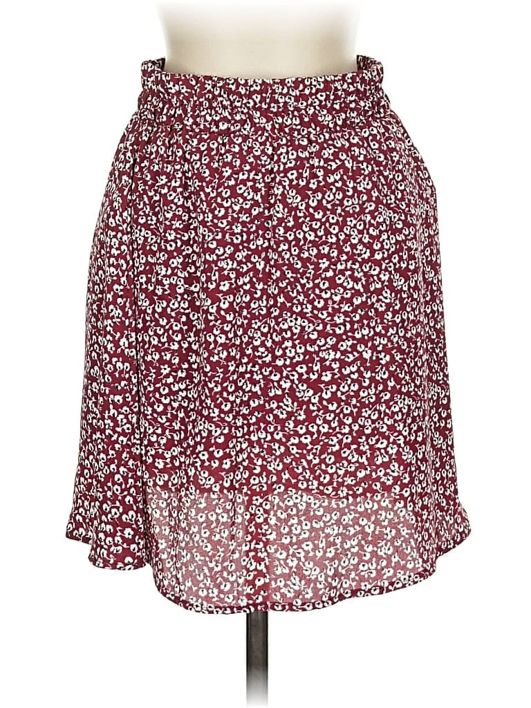 DEE ELLY Pre-owned Casual Skirt In Burgundy