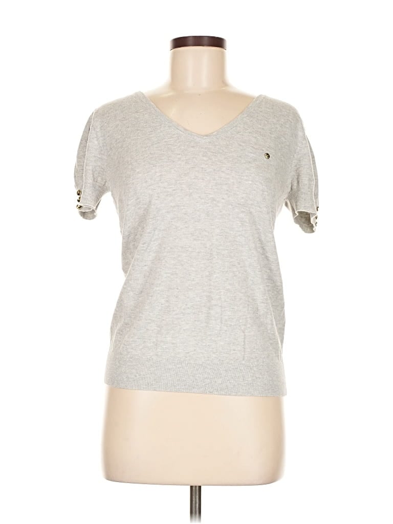 Pre-owned Banana Republic Factory Store Sweatshirt In Silver