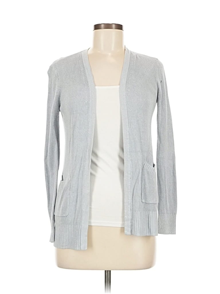 Pre-owned Nine West Cardigan Sweater In Gray