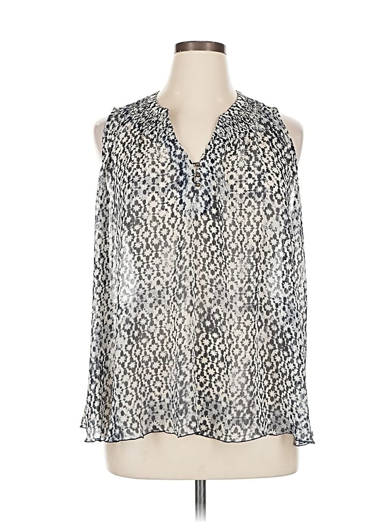 Pre-owned Canyon River Blues Sleeveless Blouse In Silver