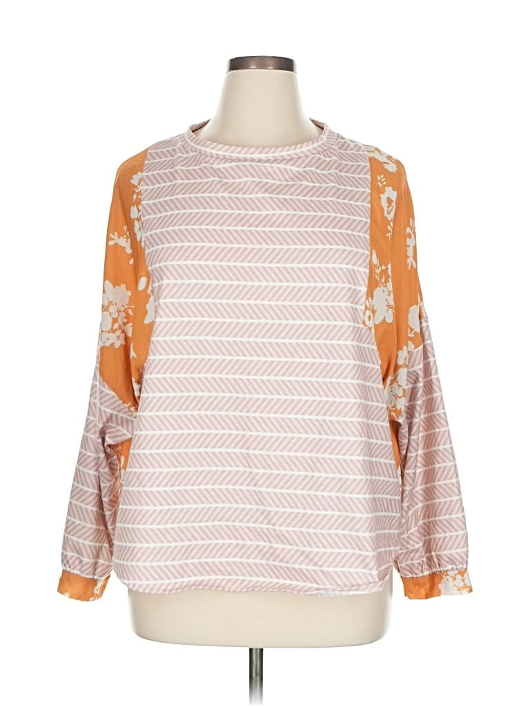 Pre-owned Unbranded Sweatshirt In Orange