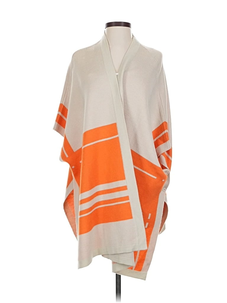 Pre-owned Gibson Latimer Poncho In Orange