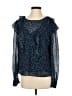 Parker Blue Long Sleeve Blouse Size S - photo 1