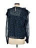 Parker Blue Long Sleeve Blouse Size S - photo 2