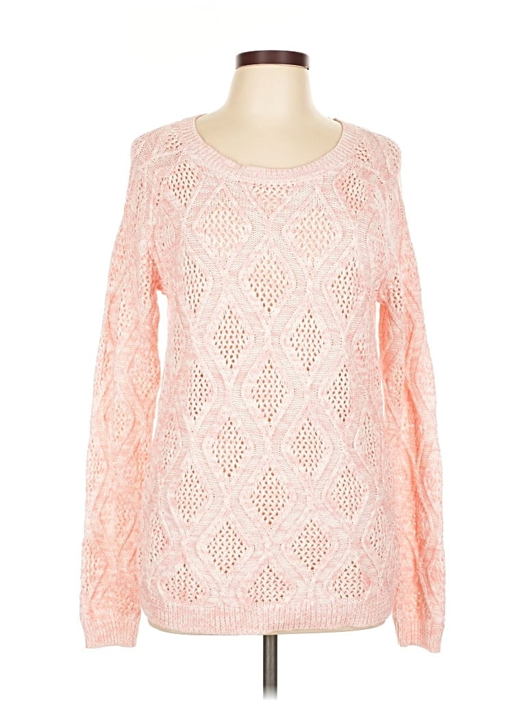 Pre-owned Sonoma Life + Style Pullover Sweater In Pink