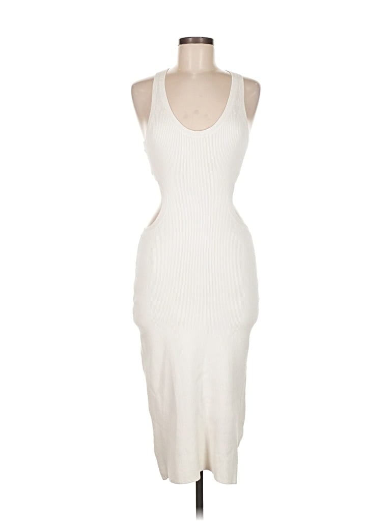 Pre-owned Abercrombie & Fitch Cocktail Dress In White