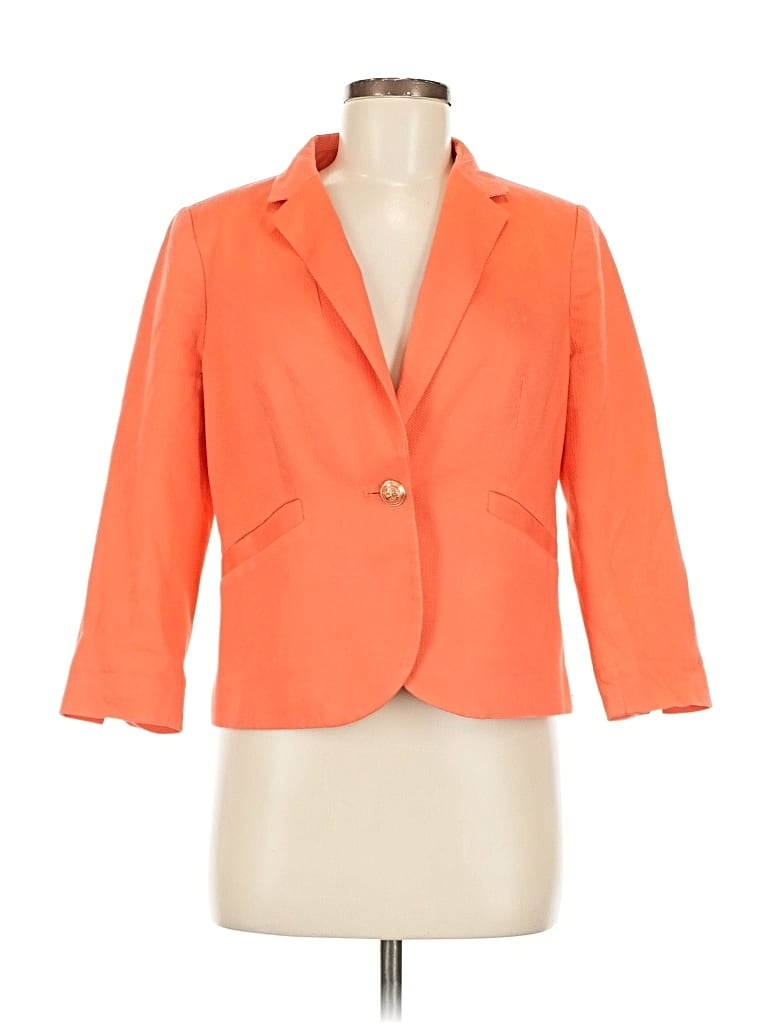 Pre-owned The Limited Blazer Jacket In Orange