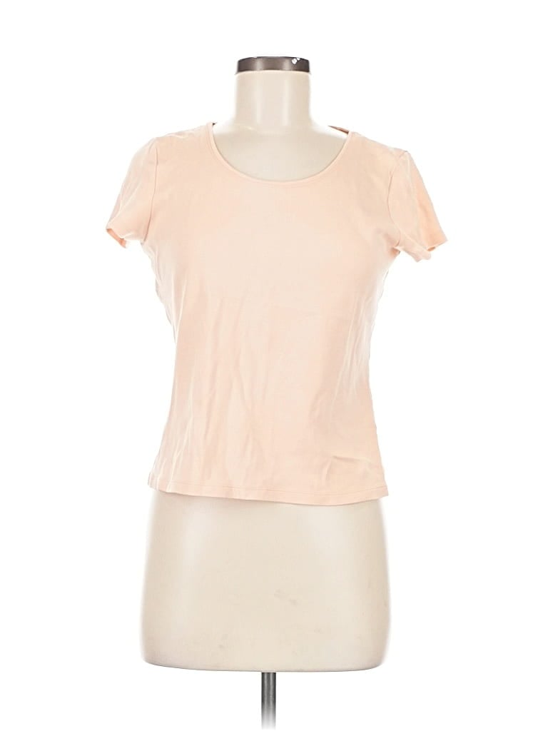 Pre-owned Ann Taylor Factory Short Sleeve T-shirt In Brown