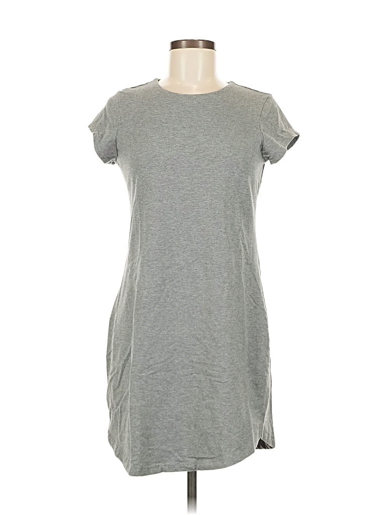 Pre-owned Lou & Grey Casual Dress In Gray