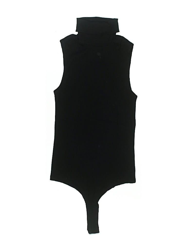 Pre-owned Intermix Bodysuit In Black