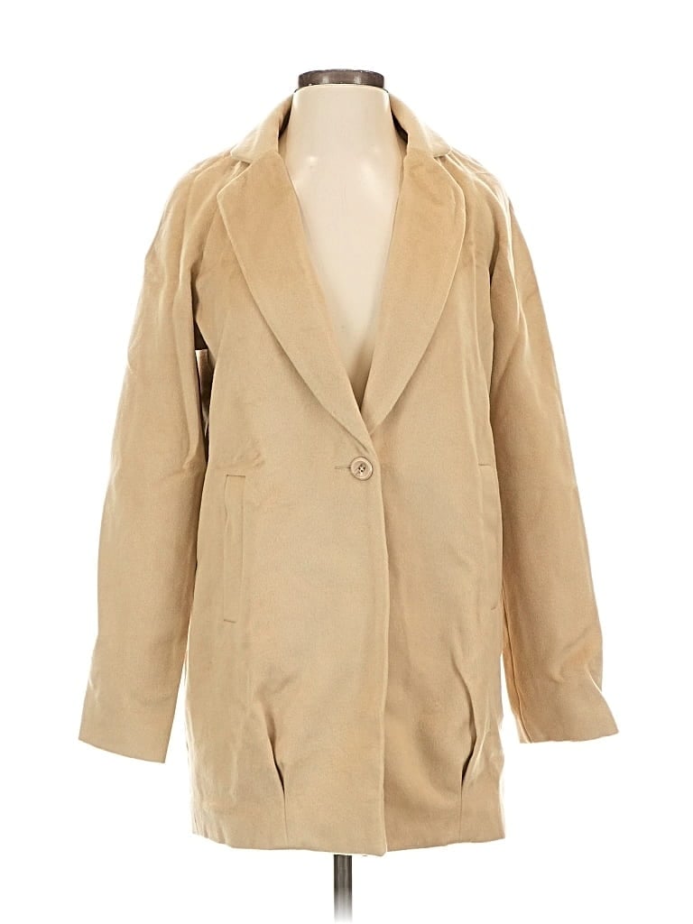 Forever 21 Contemporary Coat In Brown