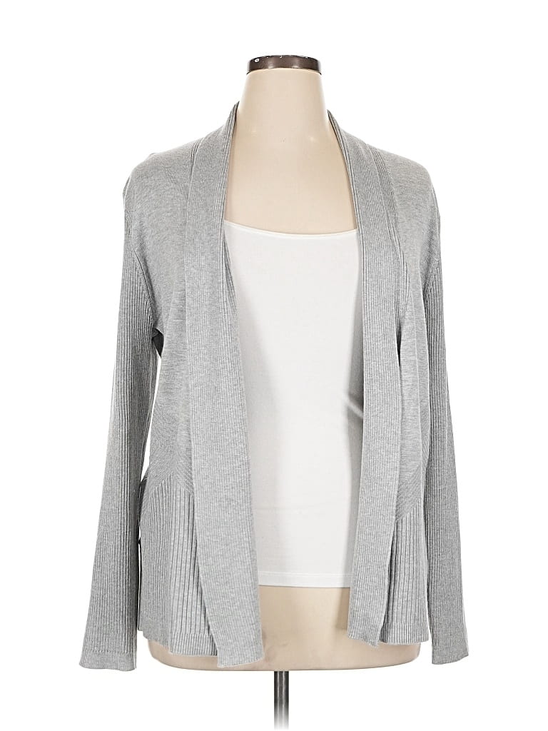 Pre-owned Verve Ami Cardigan Sweater In Gray