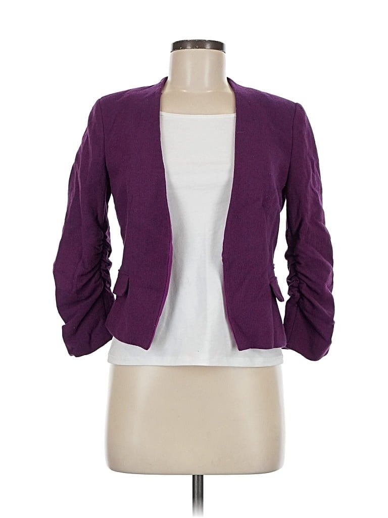 Pre-owned H&m Cardigan Sweater In Purple