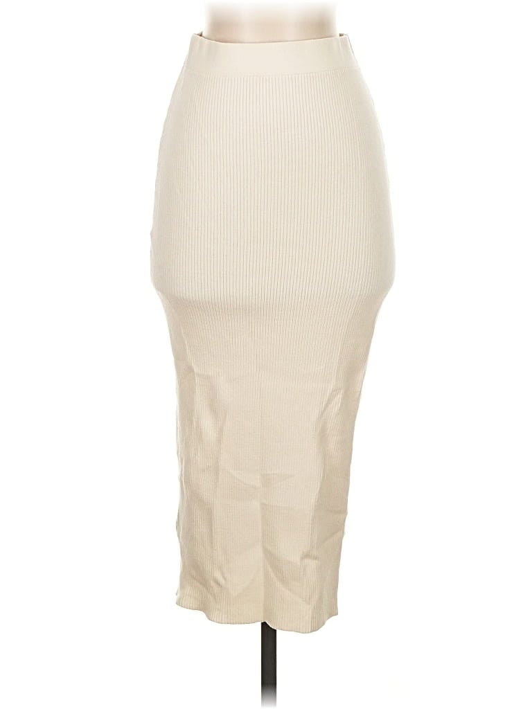 Pre-owned Mng Formal Skirt In White