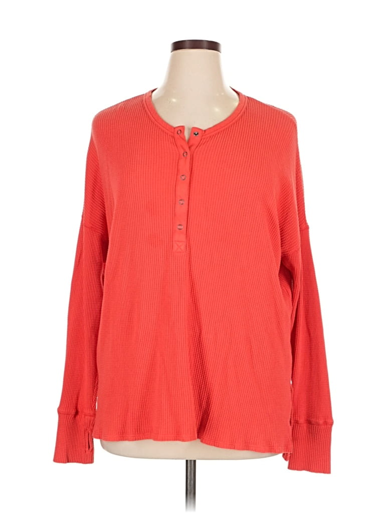 Pre-owned Offline By Aerie Cardigan Sweater In Red