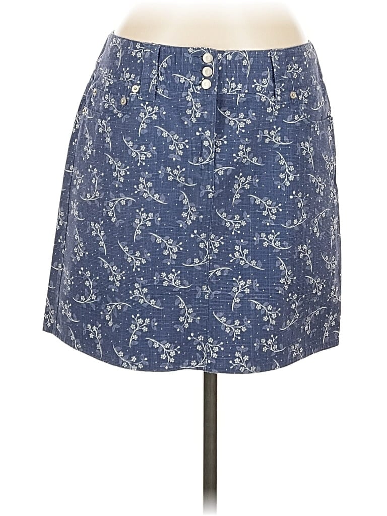 Pre-owned Ann Taylor Loft Casual Skirt In Blue