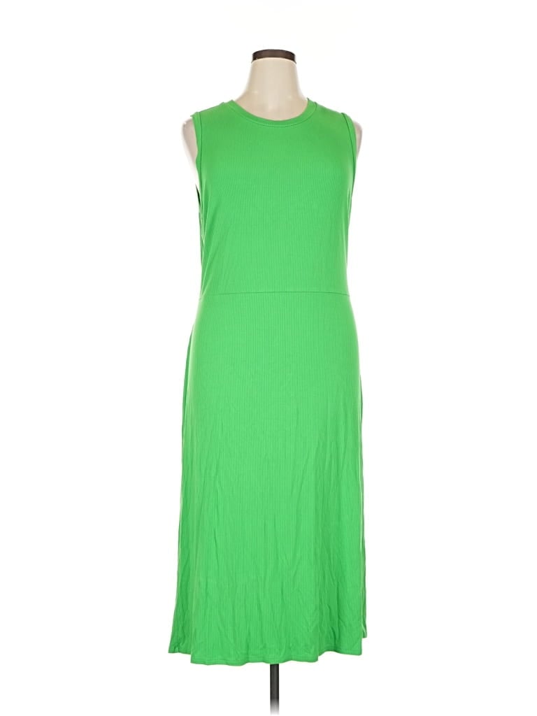 Pre-owned Future Collective Casual Dress In Green