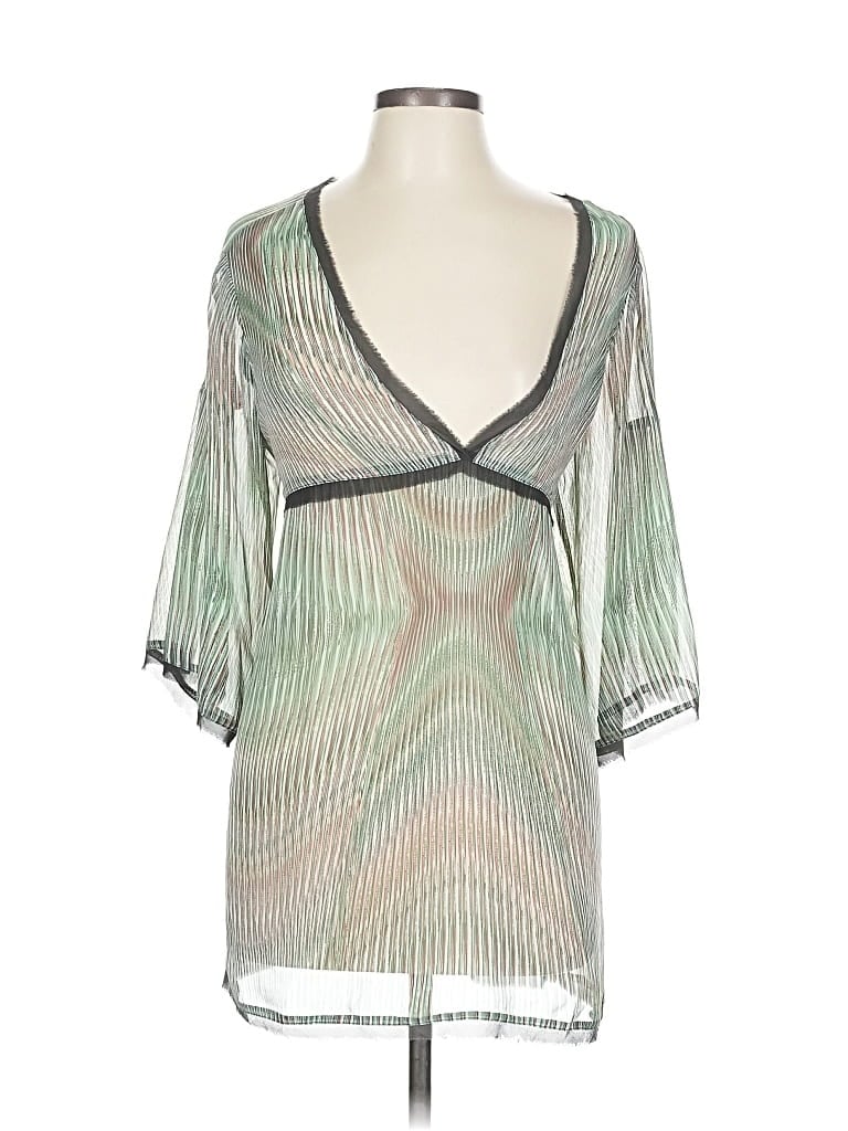 CABI Pre-owned 3/4 Sleeve Blouse In Green