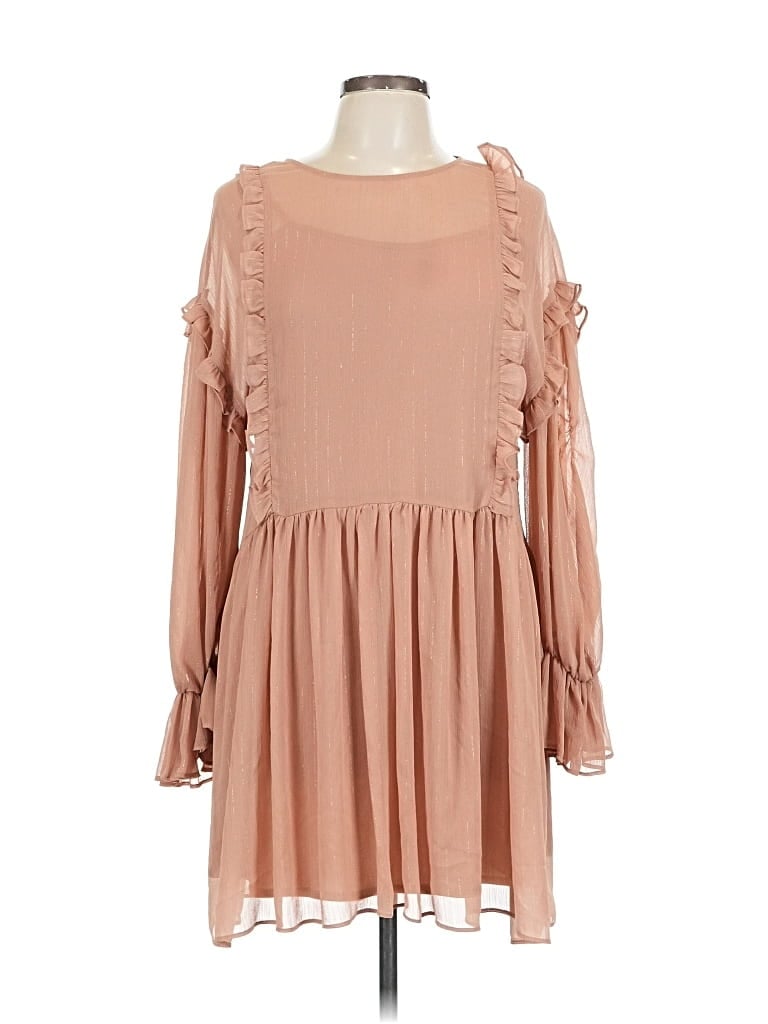 Pre-owned Trafaluc By Zara Casual Dress In Brown