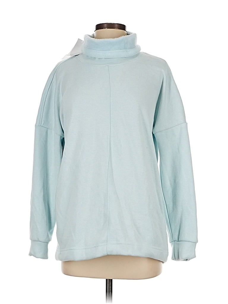 Pre-owned Workshop Republic Clothing Turtleneck Sweater In Blue