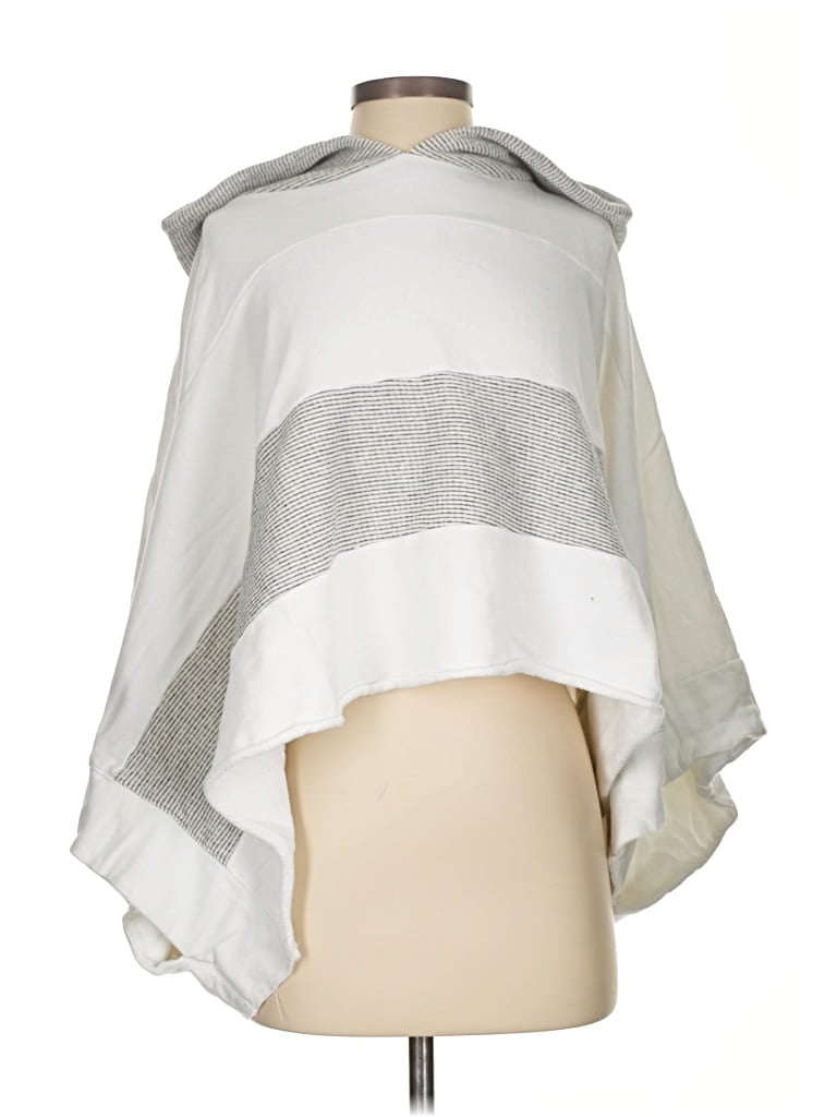 FREE PEOPLE Pre-owned Poncho In Silver