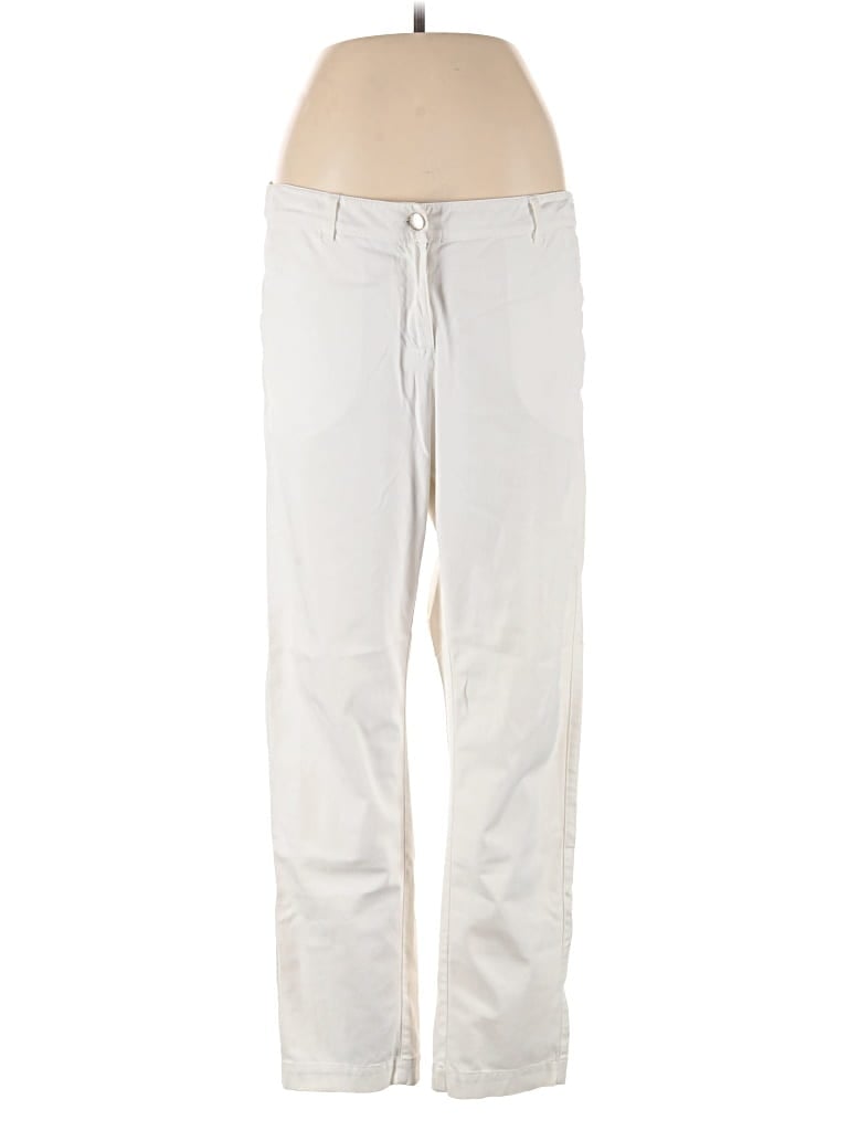 Pre-owned Eileen Fisher Casual Pants In White