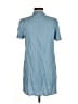 Paper Crane 100% Lyocell Blue Short Sleeve Button-Down Shirt Size M - photo 2
