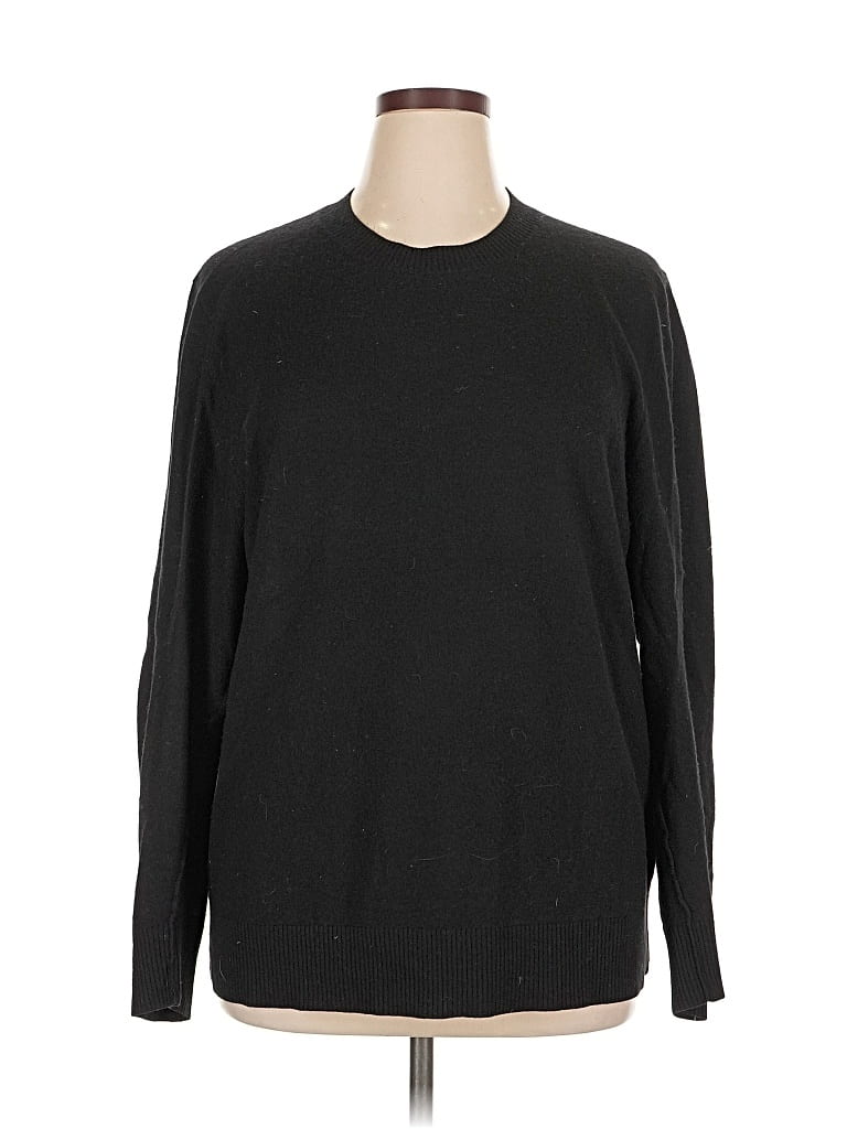 Pre-owned Buck Mason Wool Pullover Sweater In Black