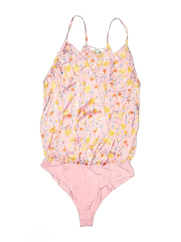 Pre-owned Ro & De Bodysuit In Pink