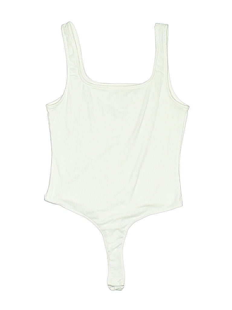 Pre-owned Timing Bodysuit In White