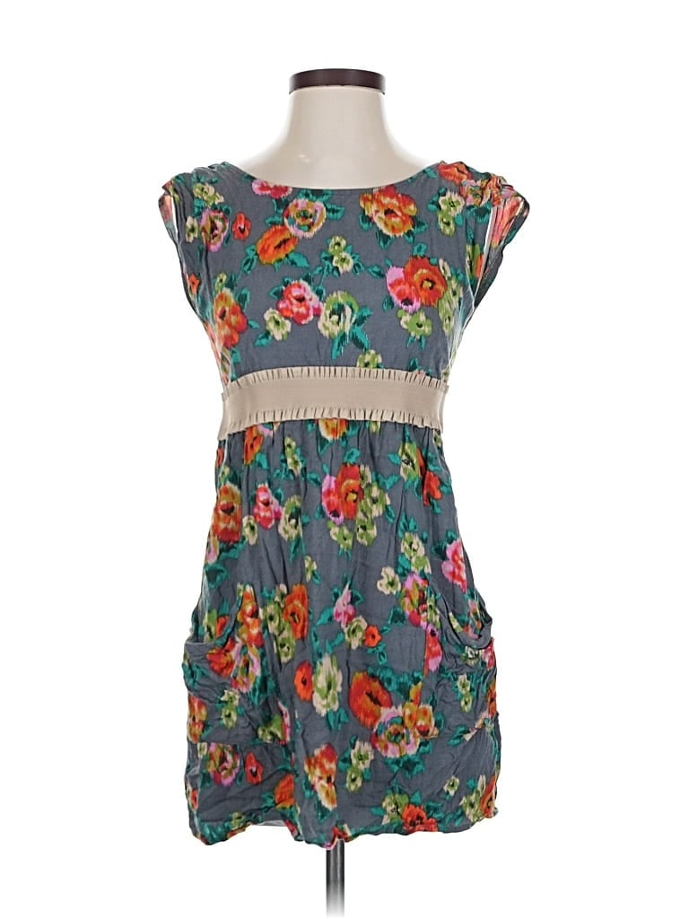 Pre-owned Assorted Brands Casual Dress In Gray