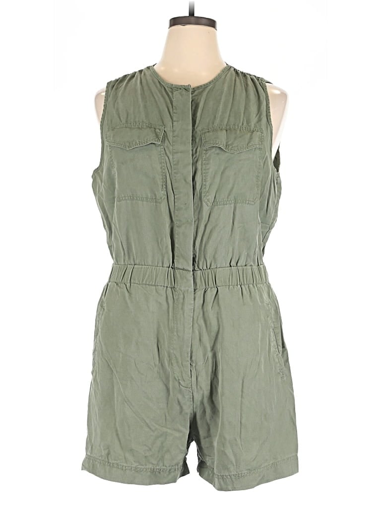 Pre-owned Banana Republic Factory Store Romper In Green