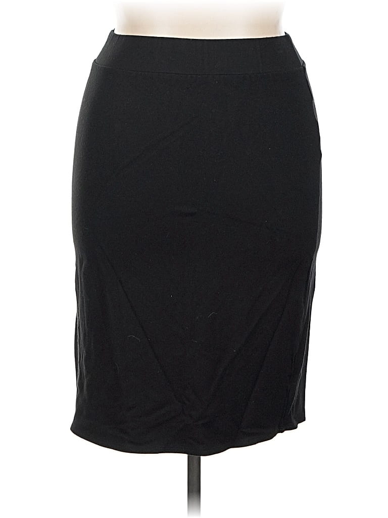 Pre-owned Zenana Outfitters Formal Skirt In Black