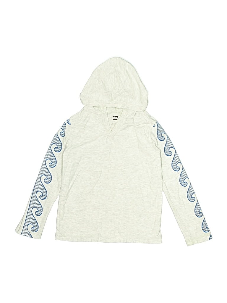 Click to view more detailed imagery on our partner's website Pre-owned Tea Kids' Pullover Hoodie In Silver