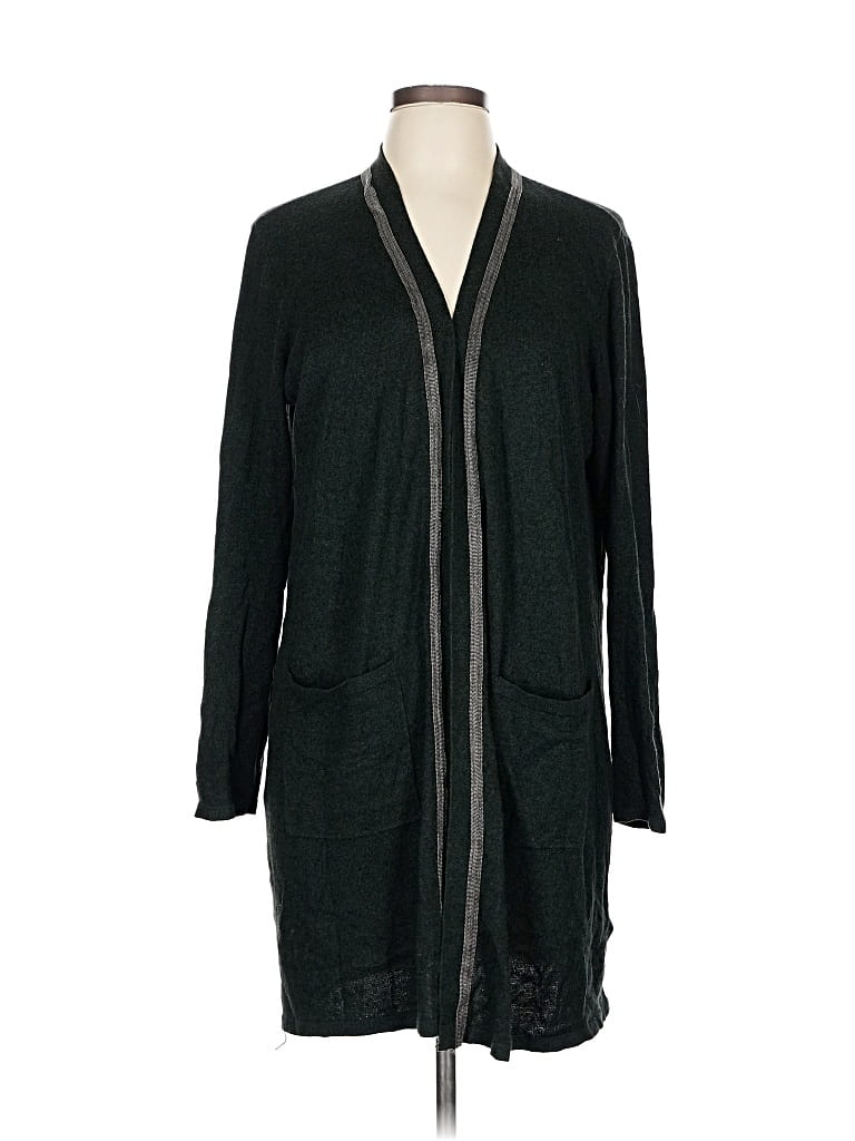 Pre-owned Jennifer Lopez Cardigan Sweater In Green