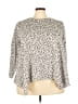 Unbranded Animal Print Ivory Gray Pullover Sweater Size 3X - photo 1