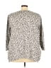Unbranded Animal Print Ivory Gray Pullover Sweater Size 3X - photo 2