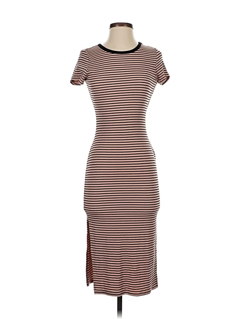 Pre-owned Heart & Hips Casual Dress In Brown