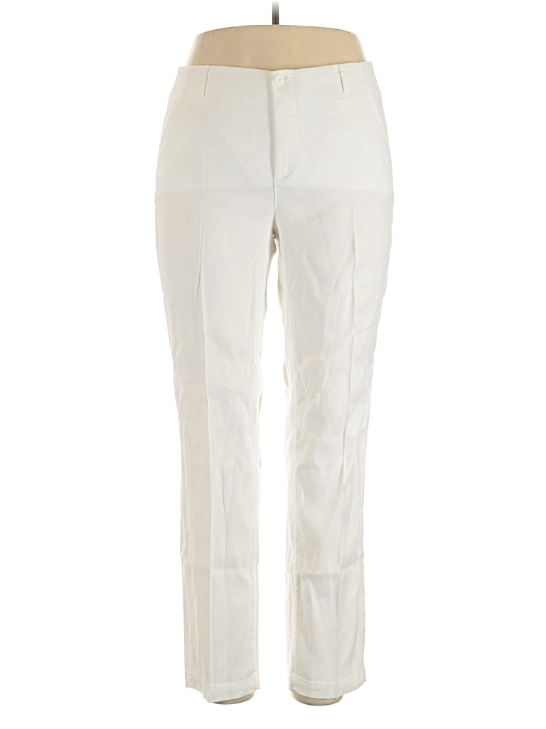 Pre-owned Nydj Dress Pants In White