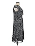 CDC Apparel Paisley Gray Black Cocktail Dress Size 8 - photo 4