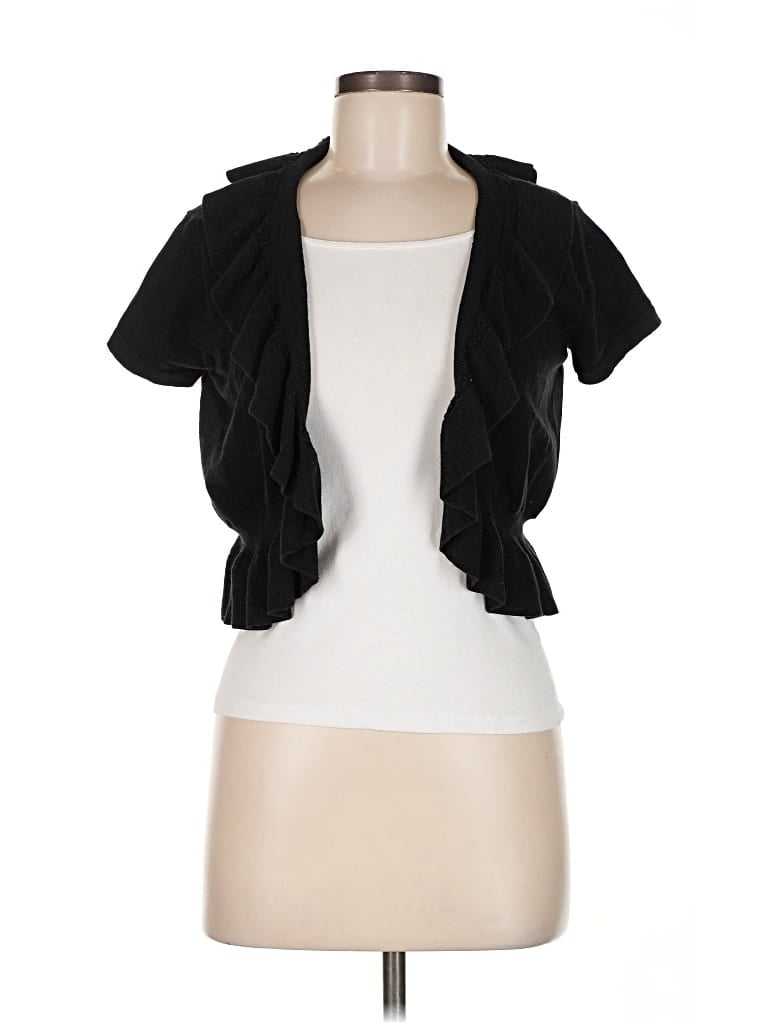 Pre-owned Style & Co Cardigan Sweater In Black