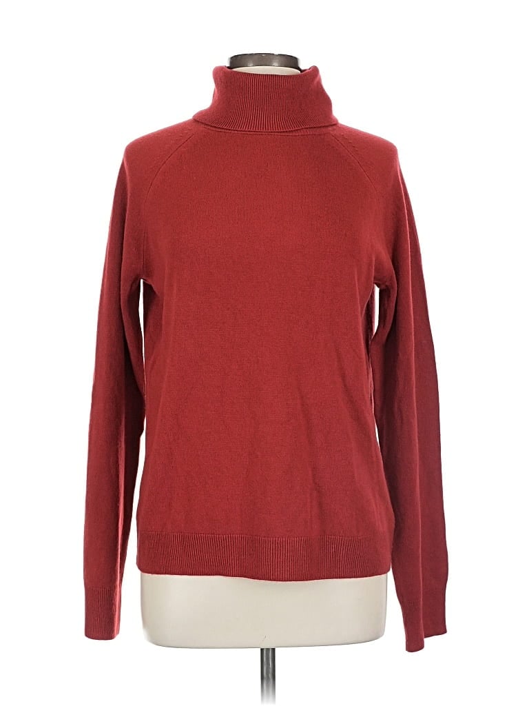 KAREN SCOTT Pre-owned Turtleneck Sweater In Red