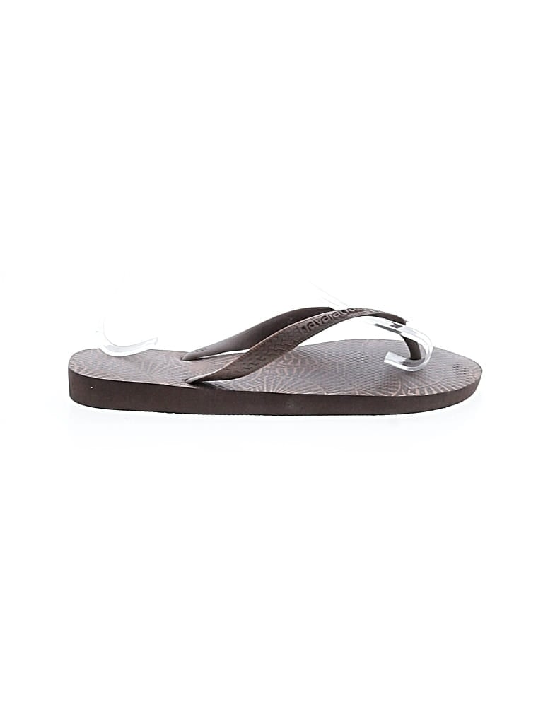 Pre-owned Havaianas Flip Flops In Brown